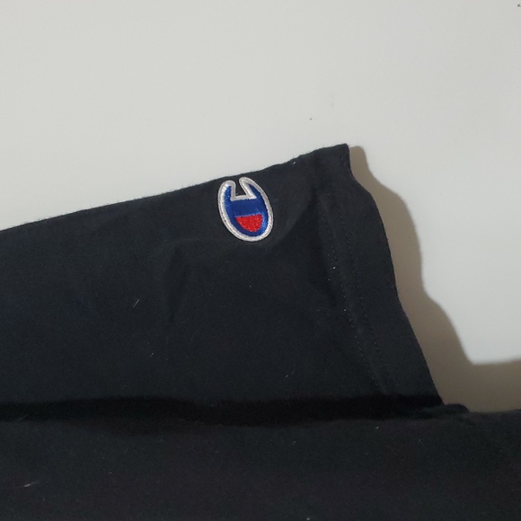 Champion Short Sleeve Black Men's T-Shirt Size L/G - Picture 4 of 10